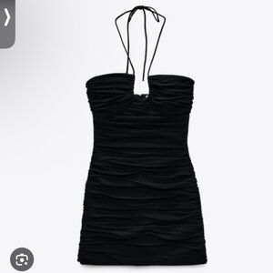Zara black mini dress